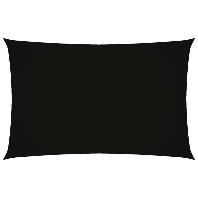 Parasole a Vela Oxford PU Rettangolare 2×5 m Nero - Image 5 of 40
