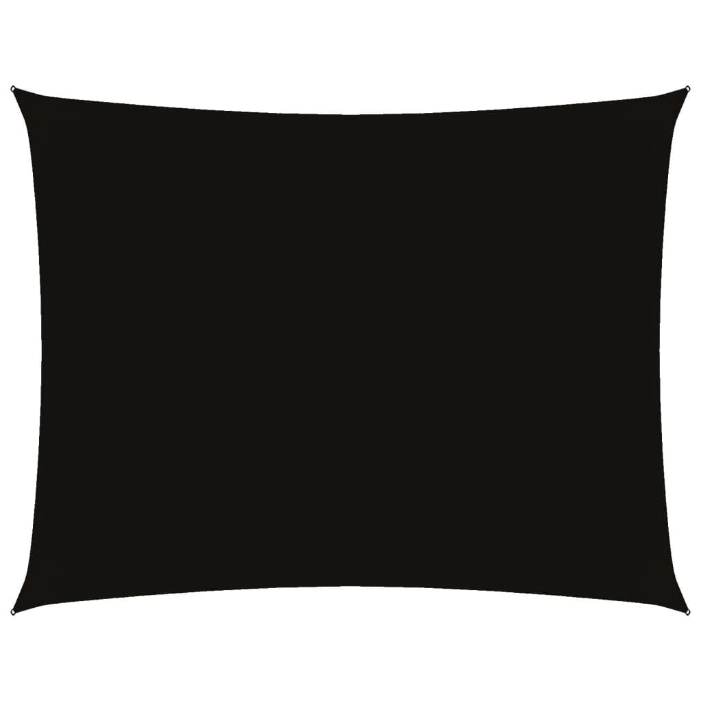 Vela Ombreggiante in Tessuto Oxford Rettangolare 4×5 m Nero - Image 7 of 40
