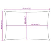 Parasole a Vela Oxford Rettangolare 4×7 m Nero - Image 30 of 40