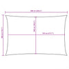 Parasole a Vela Tessuto Oxford Rettangolare 3×6 m Bianco - Image 26 of 35