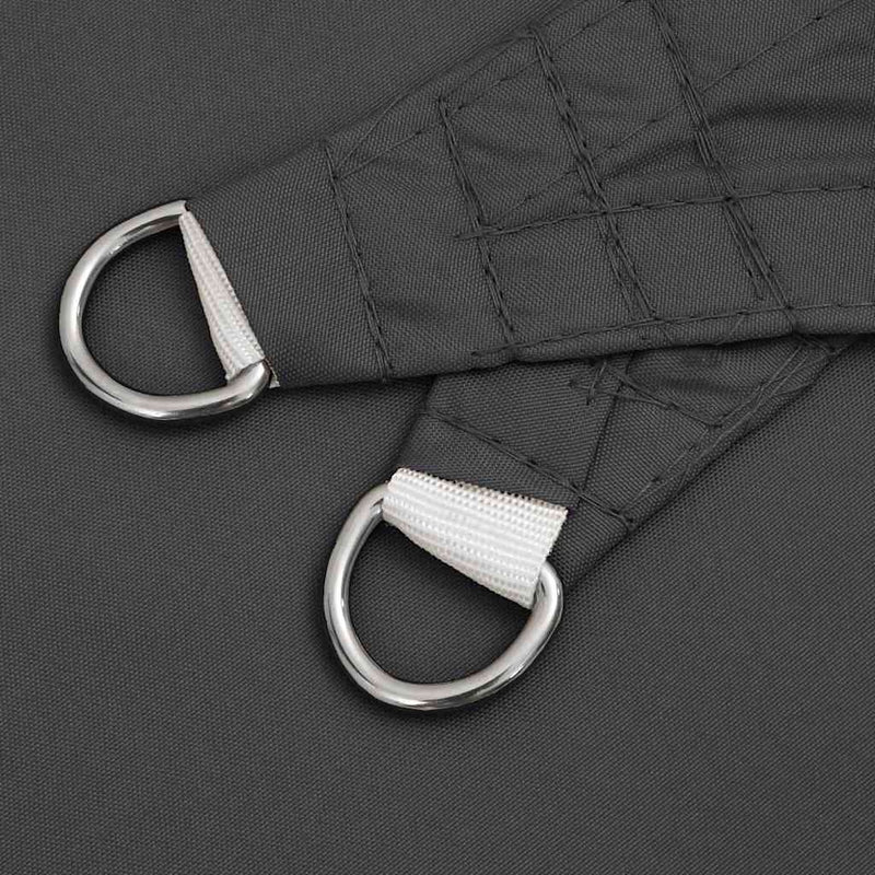 Parasole a Vela Oxford con Rivestimento in PU Rettangolare 5×8 m Antracite - Image 12 of 32