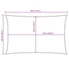 Parasole a Vela Oxford con Rivestimento in PU Rettangolare 5×8 m Antracite - Image 24 of 32