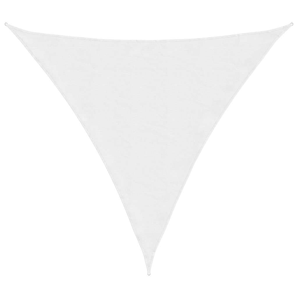 Parasole a Vela Triangolare 4×4×4 m in Tessuto PU Oxford, Bianco - Image 6 of 28
