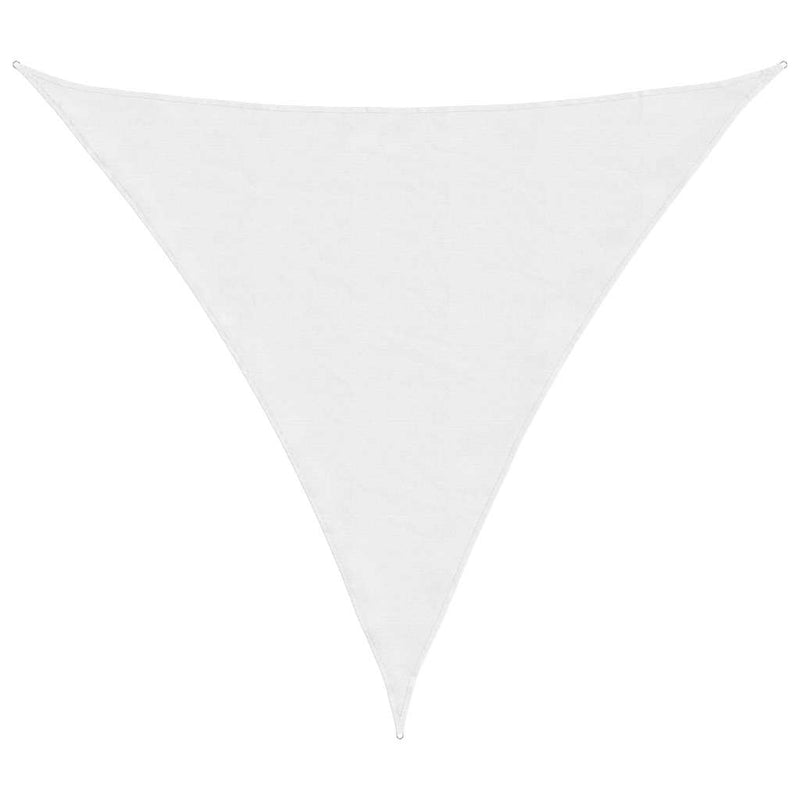 Parasole a Vela Triangolare 4×4×4 m in Tessuto PU Oxford, Bianco - Image 6 of 28