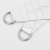 Parasole a Vela Triangolare 4×4×4 m in Tessuto PU Oxford, Bianco - Image 9 of 28