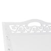 Tavolino Laterale con Vassoio Removibile Altezza 72,5 cm Bianco - Image 14 of 19