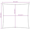 Vela Parasole Tessuto Oxford 6×6 m Antracite - Image 32 of 41