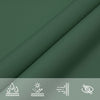 Parasole a Vela in Tessuto Oxford 2,5×3,5 m Verde Scuro - Image 18 of 36
