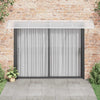 Tettoia per Porta in Policarbonato 350×75 cm Grigio e Trasparente - Image 10 of 21