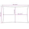 Parasole a Vela Tessuto Oxford rivestito in PU Rettangolare 6×5 m Beige - Image 26 of 36