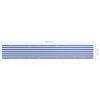 Paravento Balcone Bianco e Blu 75×500 cm Tessuto Oxford - Image 9 of 12