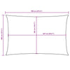 Parasole a Vela in Tessuto Oxford 4×7 m Rettangolare Blu - Image 27 of 34