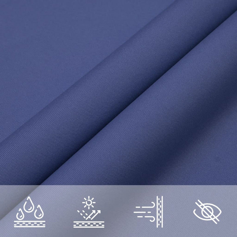 Parasole a Vela in Tela Oxford 6×6 m Blu - Image 18 of 40