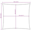 Parasole a Vela in Tela Oxford 6×6 m Blu - Image 29 of 40