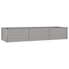 Letto Rialzato da Giardino in Acciaio Corten 240×80×45 cm Colore Ruggine - Image 9 of 28