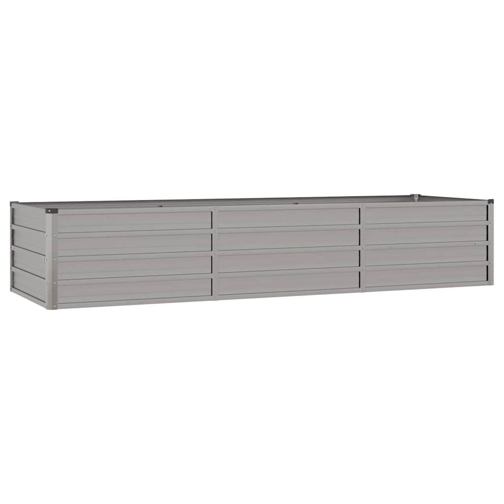 Letto Rialzato da Giardino in Acciaio Corten 240×80×45 cm Colore Ruggine - Image 9 of 28