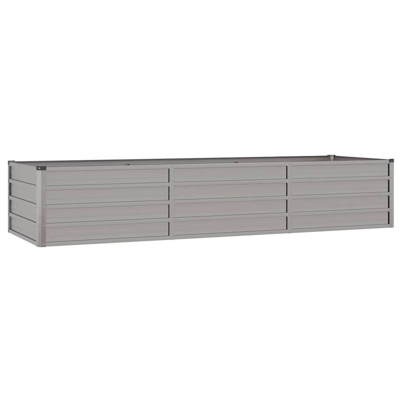 Letto Rialzato da Giardino in Acciaio Corten 240×80×45 cm Colore Ruggine - Image 9 of 28