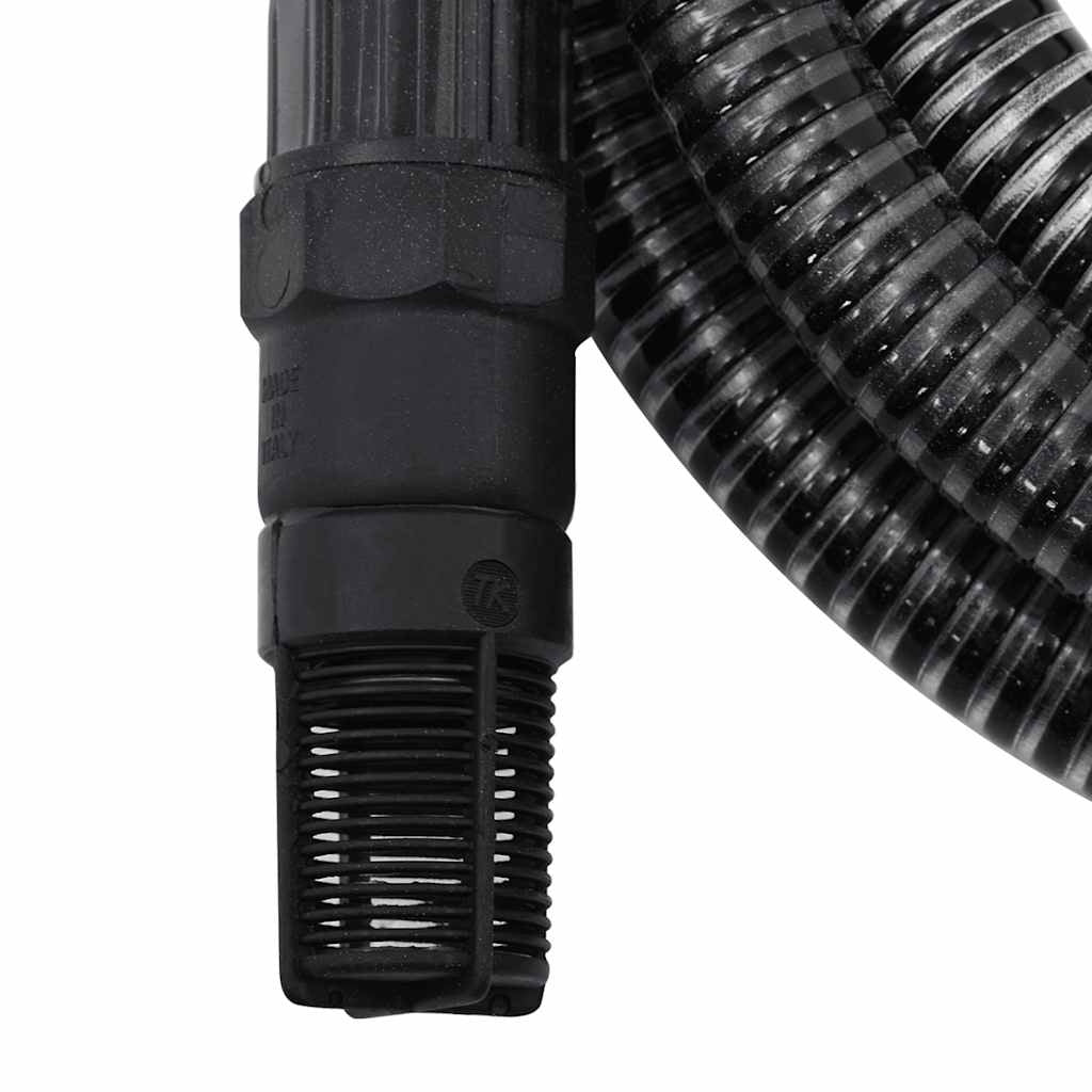 Tubo di Aspirazione in PVC con Raccordi in Ottone 7 m x 1" Nero - Image 10 of 20