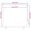 Tenda a Rullo per Esterni con Rivestimento PA 160×250 cm Arancione e Marrone - Image 26 of 36