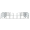 Gabbione Letto Rialzato Acciaio Zincato 100×100×20 cm Argento - Image 21 of 40