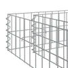 Gabbione Letto Rialzato Acciaio Zincato 100×100×20 cm Argento - Image 28 of 40