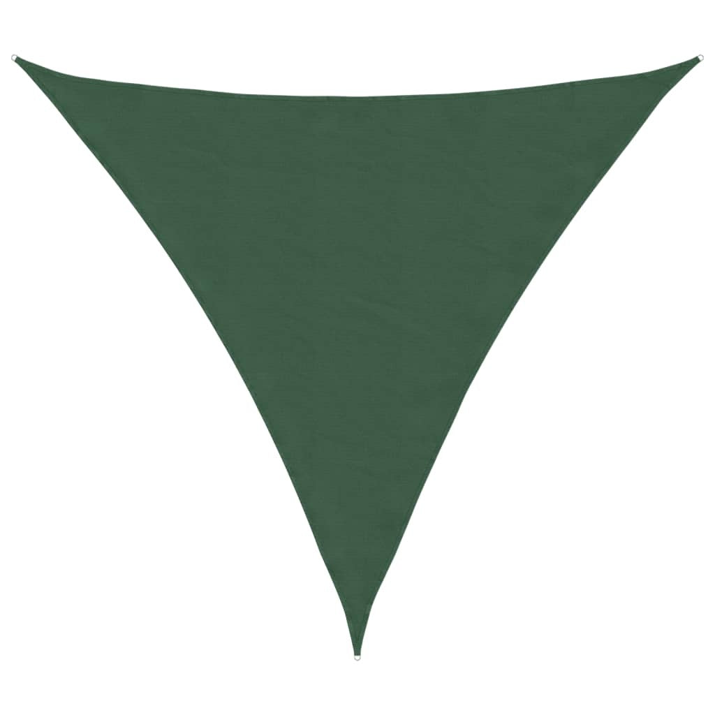 Parasole a Vela in Tessuto Oxford Triangolare 3,6×3,6×3,6 m Verde Scuro - Image 6 of 40