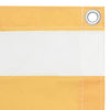 Paravento Balcone Bianco e Giallo 90×600 cm Tessuto Oxford - Image 2 of 12
