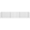 Gabbione Letto Rialzato in Acciaio Zincato 270×30×60 cm Argento - Image 10 of 28