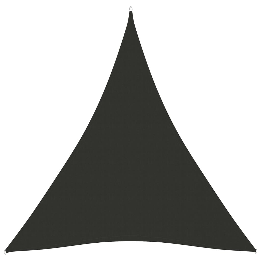 Parasole a Vela Oxford Triangolare 4×5×5 m Antracite - Image 7 of 44