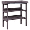 Tavolo Piante Ripiani Legno Massello Abete e Zinco 78×38×82,5 cm Grigio - Image 5 of 32