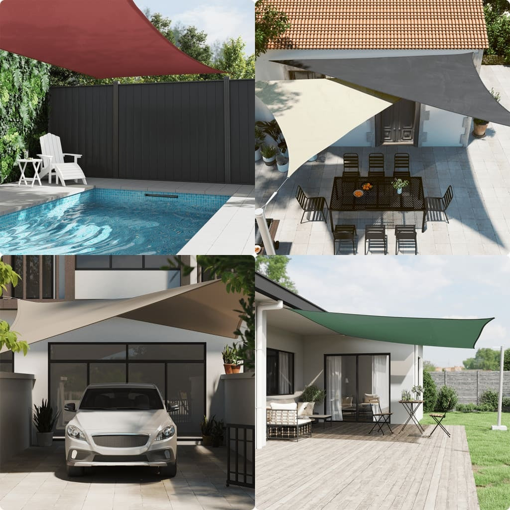 Parasole a Vela Oxford Rettangolare 4×6 m Arancione - Image 9 of 40