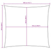 Parasole a Vela Rettangolare in Tessuto Oxford 2,5×3 m Antracite - Image 26 of 36