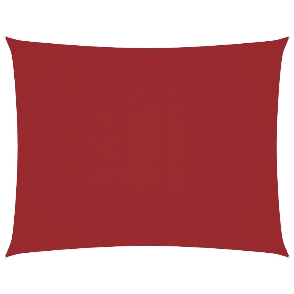 Parasole a Vela Rettangolare Tessuto Oxford 5×7m Rosso - Image 6 of 58