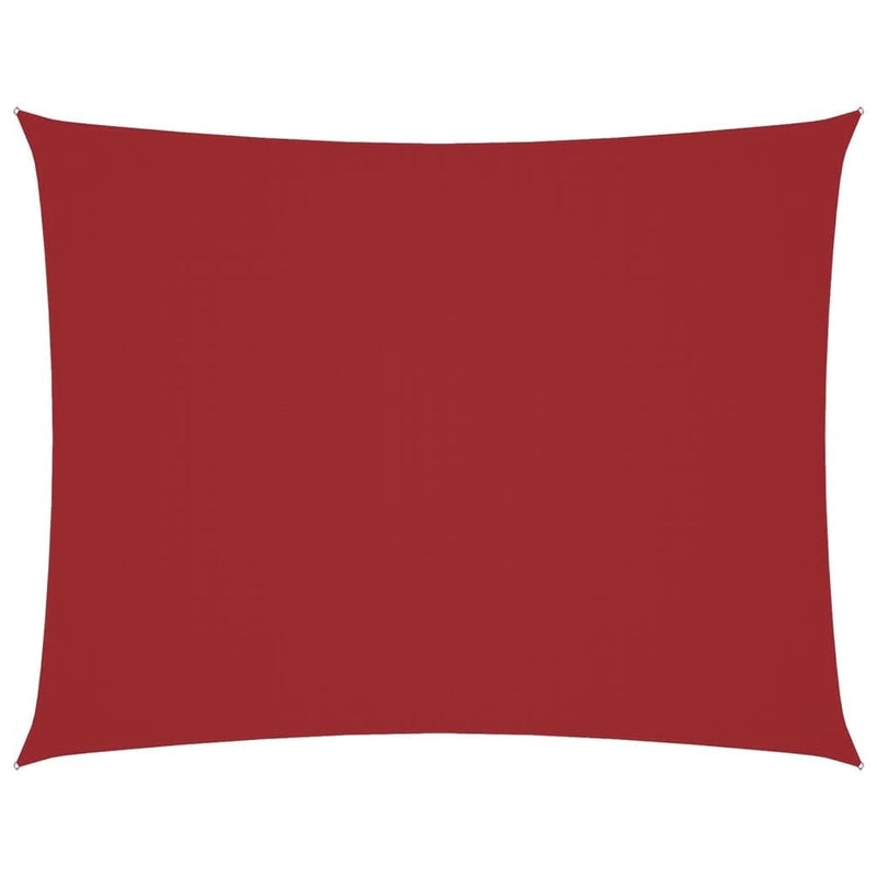 Parasole a Vela Rettangolare Tessuto Oxford 5×7m Rosso - Image 10 of 58