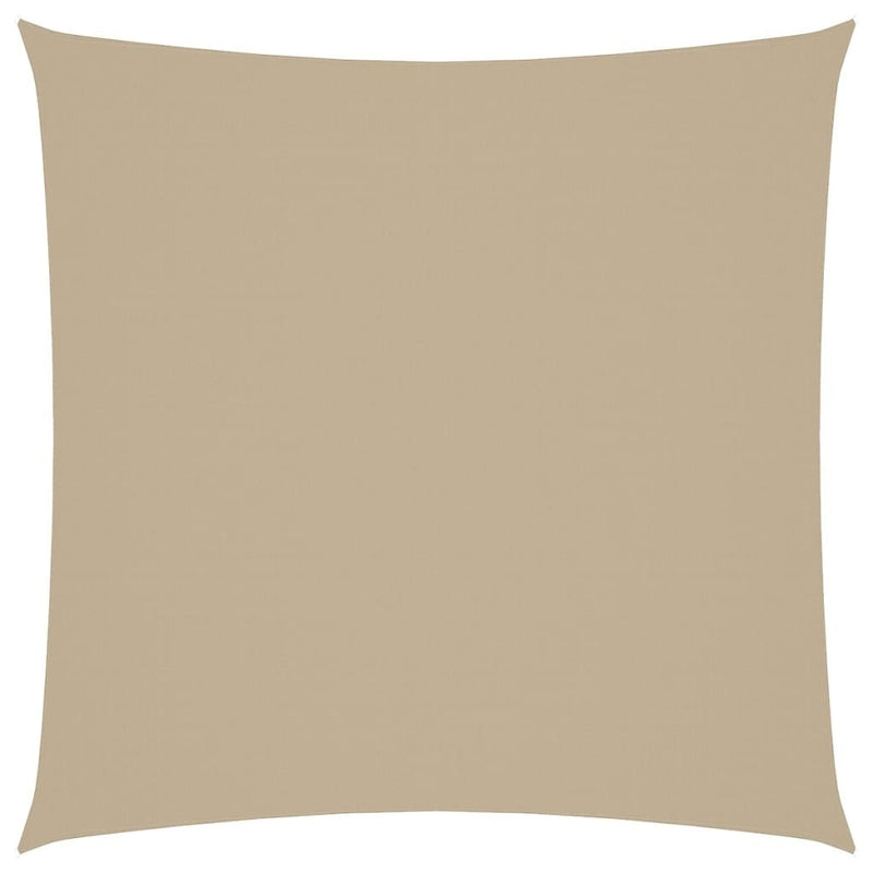 Parasole a Vela Quadrato in Tela Oxford con Rivestimento in PU, 7×7 m Beige - Image 18 of 75