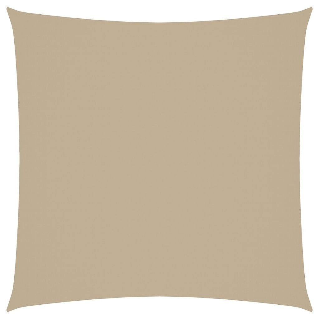 Parasole a Vela Quadrato in Tela Oxford con Rivestimento in PU, 7×7 m Beige - Image 21 of 75