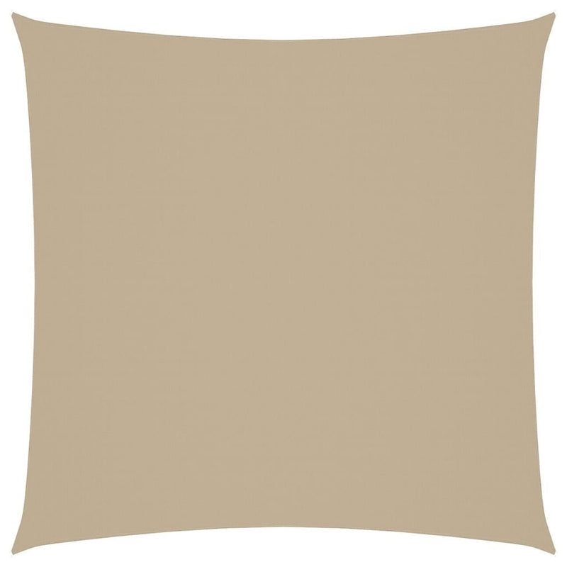 Parasole a Vela Quadrato in Tela Oxford con Rivestimento in PU, 7×7 m Beige - Image 38 of 75