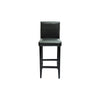 vidaXL Bar Table Set with 4 Stools, MDF/Wood, 115 x 55 x 107 cm, Black - Image 9 of 32