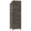Capanno da Giardino in Legno Massello di Abete 55×52×174,5 cm Antracite - Image 14 of 39