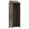 Capanno da Giardino in Legno Massello di Abete 55×52×174,5 cm Antracite - Image 23 of 39
