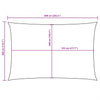Parasole a Vela Oxford Rettangolare 6×7 m Antracite - Image 150 of 150