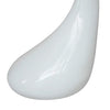 vidaXL Set of 2 Round Coffee Tables in Glossy White Glass and Fiberglass - Image 13 of 19