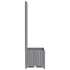 Fioriera da Giardino con Graticcio PP 40×40×136 cm Grigio Chiaro - Image 11 of 26