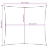 Vela Parasole Tessuto Oxford 6×6 m Antracite - Image 41 of 41
