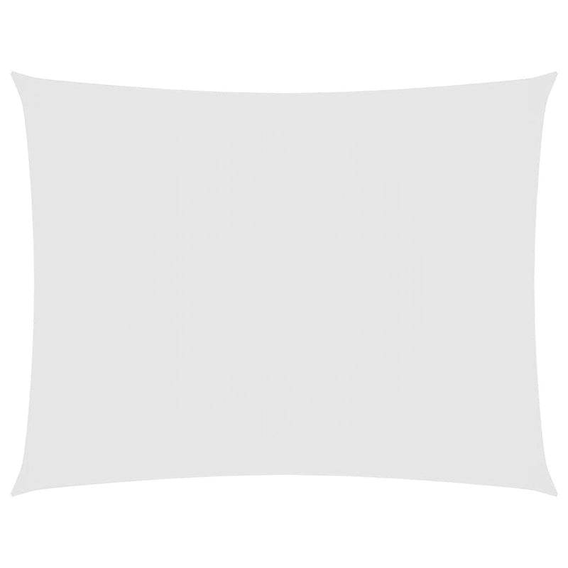 Parasole a Vela Oxford Rettangolare 2,5×5 m Bianco - Image 41 of 72