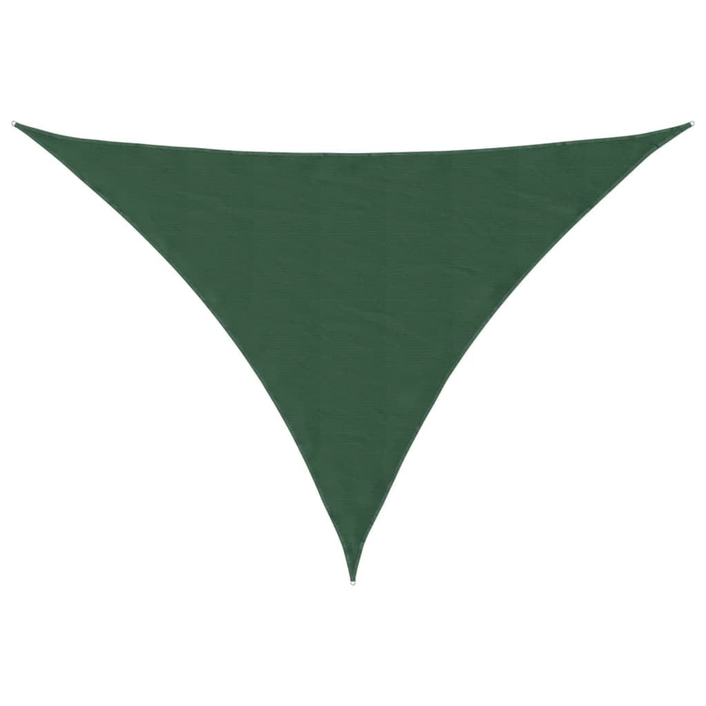 Parasole a Vela Oxford Triangolare 5×6×6 m Verde Scuro - Image 13 of 37