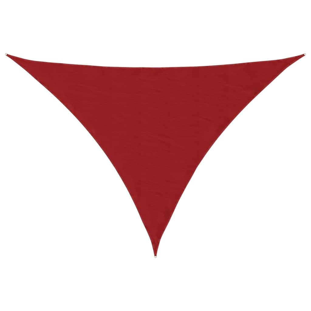 Parasole a Vela in Tessuto Oxford 4×5×5 m Rosso - Image 6 of 26