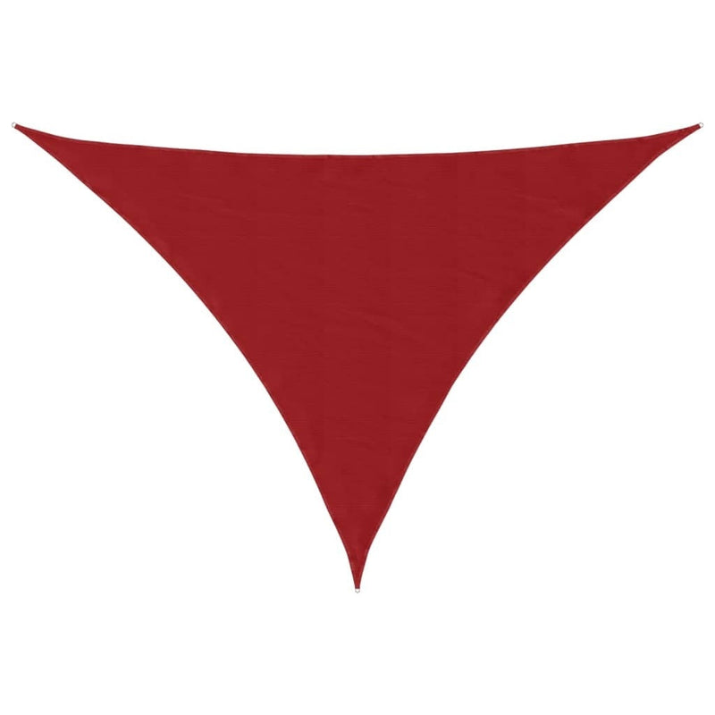 Parasole a Vela in Tessuto Oxford 4×5×5 m Rosso - Image 6 of 26
