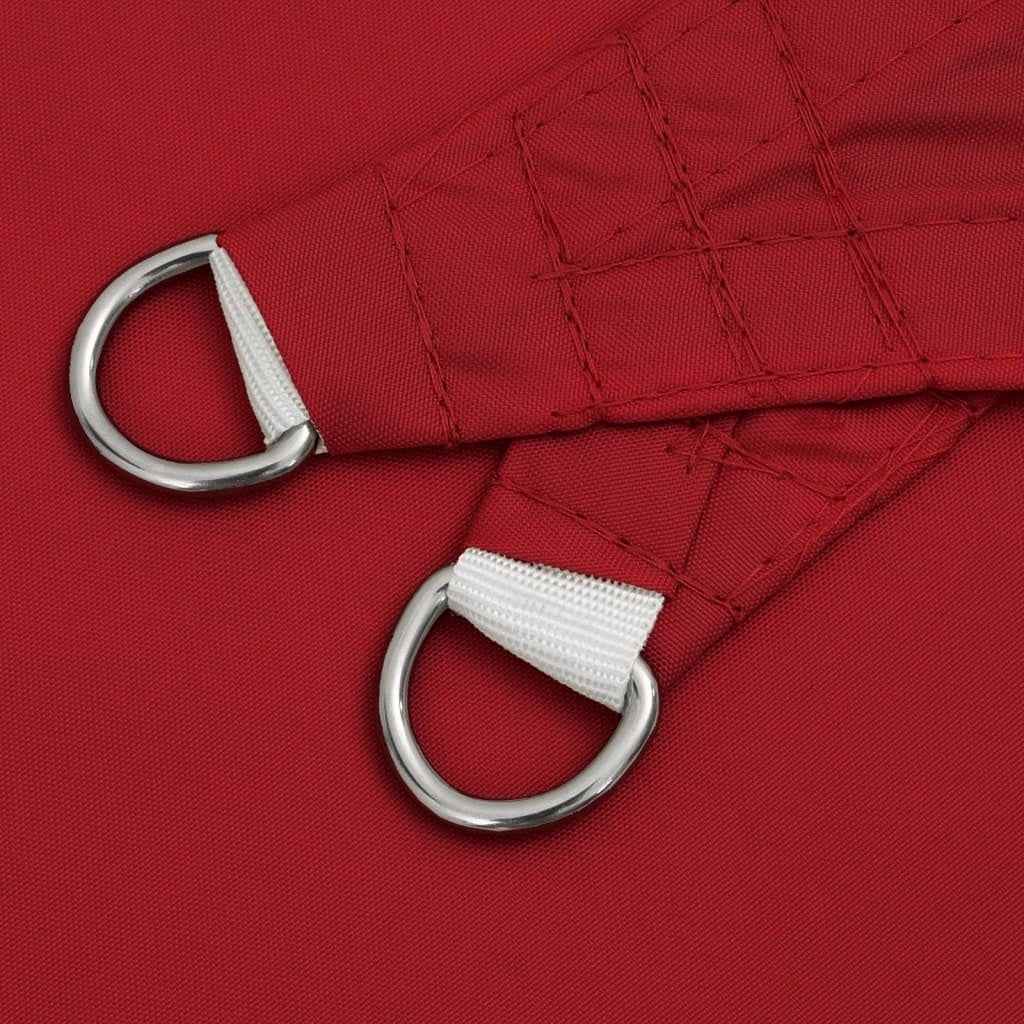 Parasole a Vela in Tessuto Oxford 4×5×5 m Rosso - Image 11 of 26