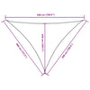 Parasole a Vela in Tessuto Oxford 4×5×5 m Rosso - Image 23 of 26
